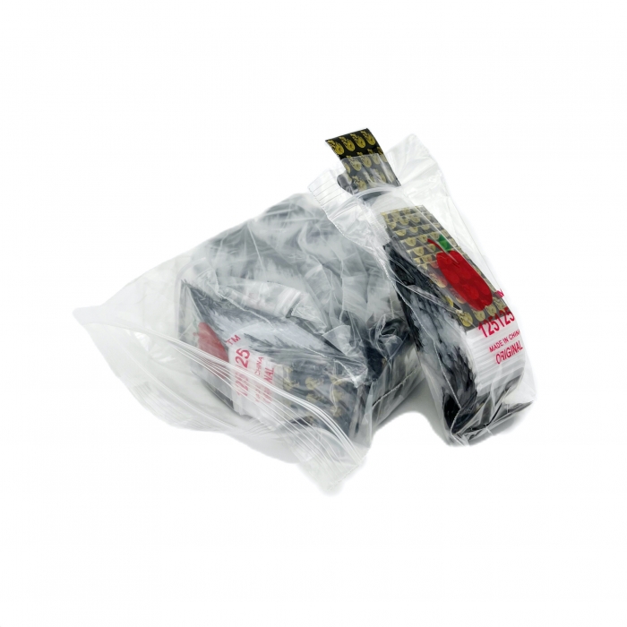 1000 Apple125125 Resealable Plastic Bags Golden Skull 32x32mm