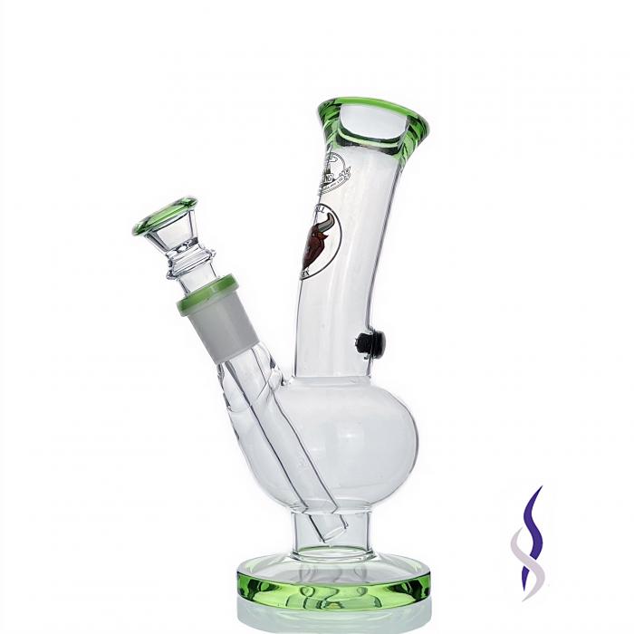 Agung Little Bull Green Full Glass Bong 20cm
