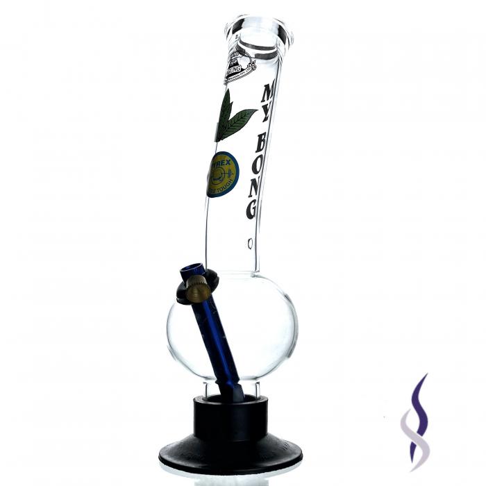 MY BONG Agung Cheech Leaf Glass Bong 32cm