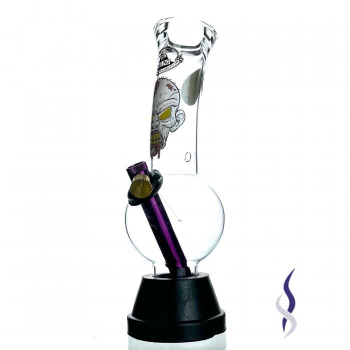 Agung Old Faithfull Glass Bong 24cm Zombie