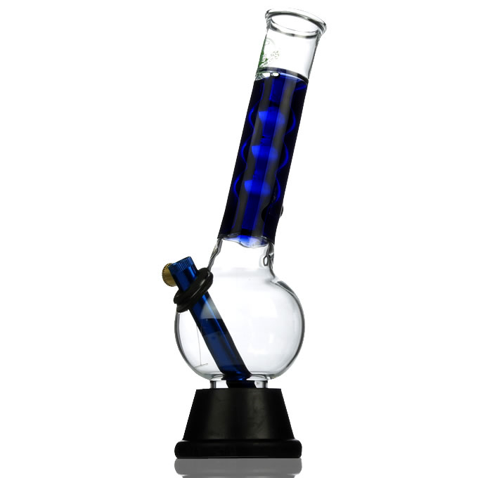 Agung Smartie Tall With Blue Coolant Glass Bong 28cm