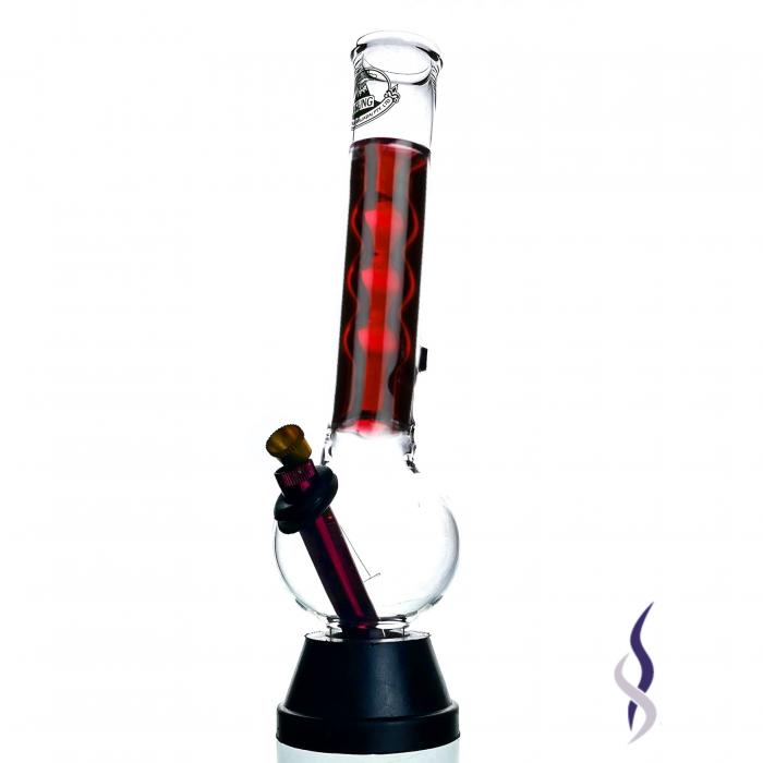 Agung Smartie Tall With Red Coolant Glass Bong 28cm