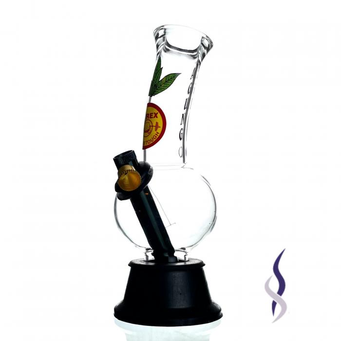 Agung Stumpy Leaf Glass Bong 20cm