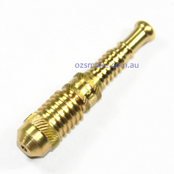 Agung 1686 Smokeless Toker Short Gold Metal Dry Pipe 6cm
