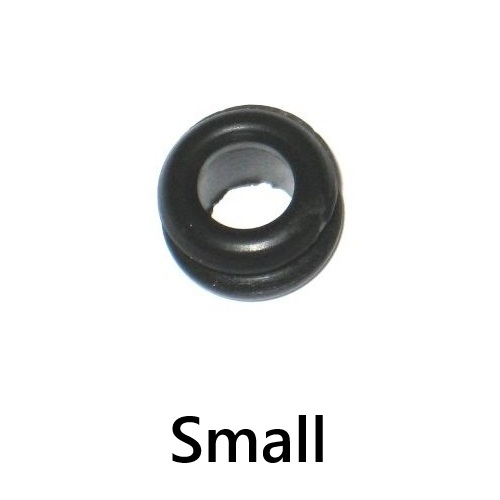 Black Grommet Rubber Small 8mm Hole