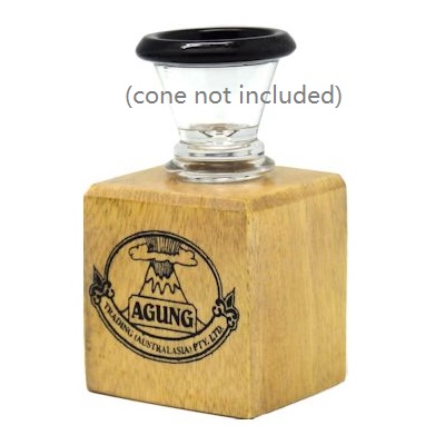 Agung Wooden Cone Holder