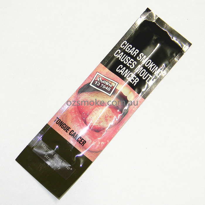 Magnum Blunt Cigar Wraps Pre Rolled Tube Strawberry