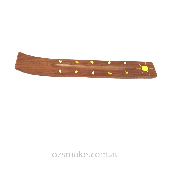 Ash Catcher Sun Wooden Incense Burner
