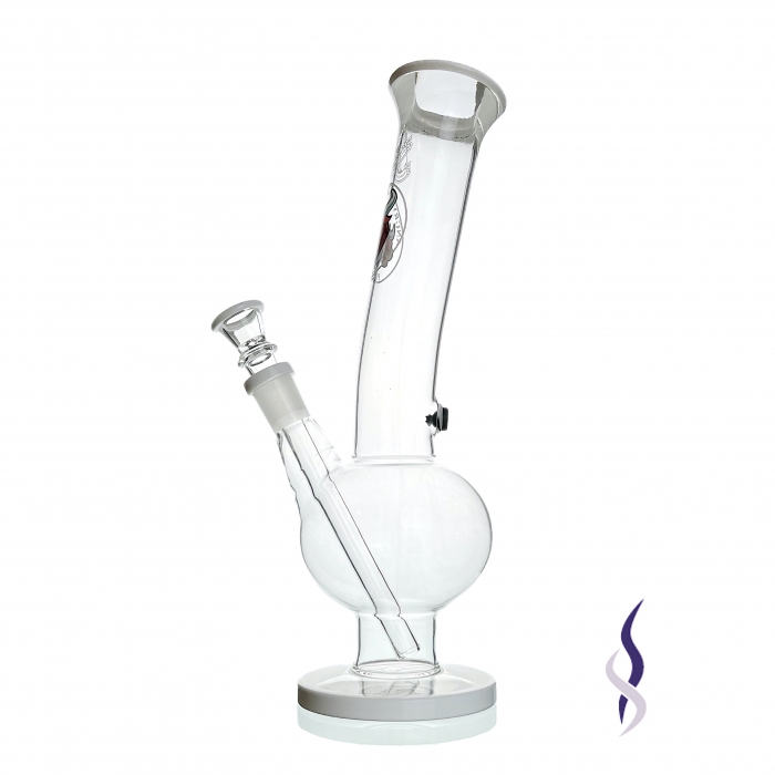 Agung Glass Slider Bubble Bong White 31cm