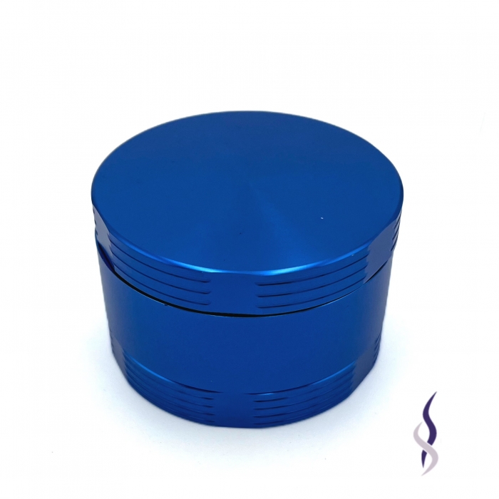 Classic Metallic 4 Pieces D55mm Aluminum Herb Grinder Blue