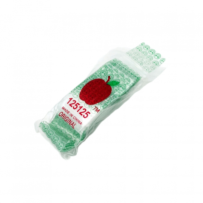 100 Apple125125 Resealable Plastic Bags Green Alien 32x32mm