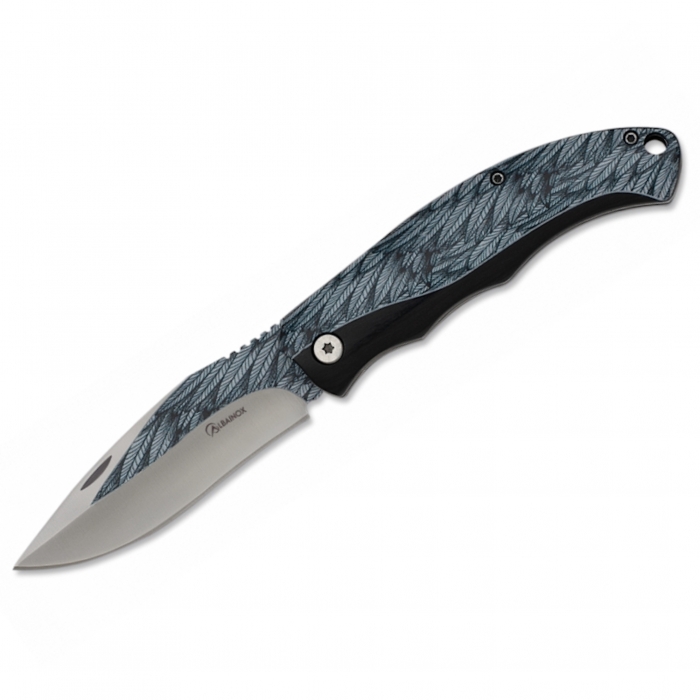 Albainox Satin 3D Leaf Pocket Knife 18723 11cm