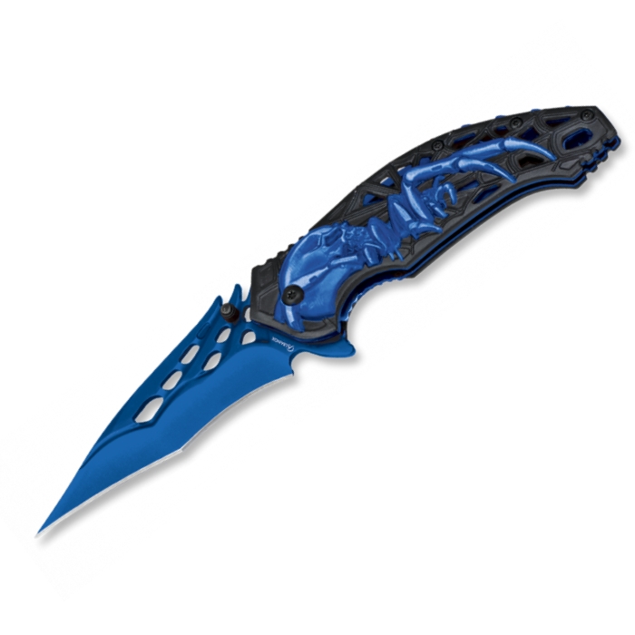Albsinox Blue Blade Aluminum 3D Handle Folding Knife 18693 12cm