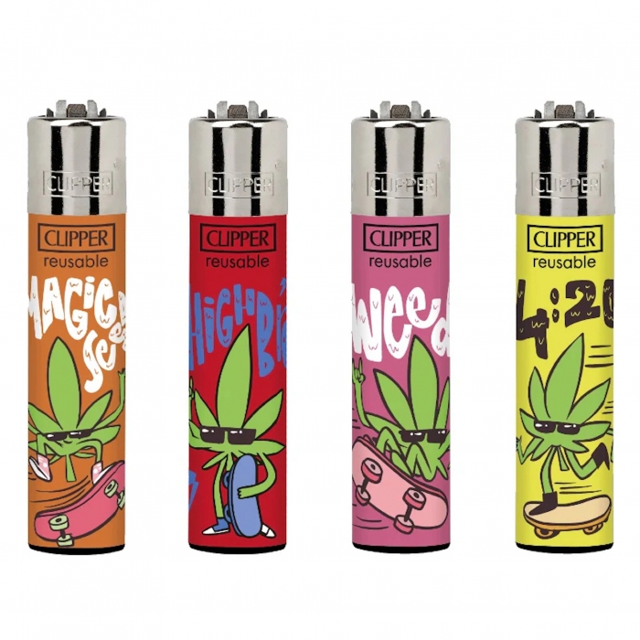Clipper Refillable Gas Lighter Weed Bros