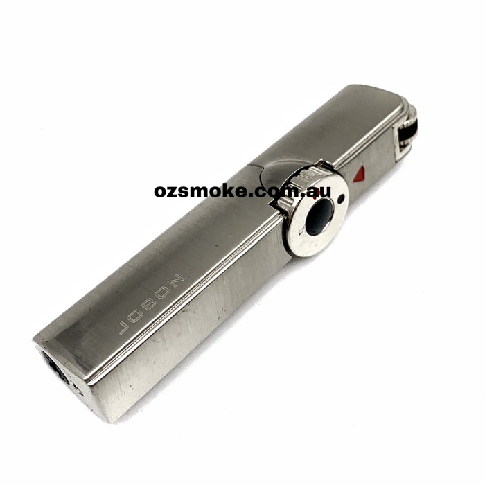 JOBON Flint Lit Slim Jet Lighter Gift Pack GLA14C Silver