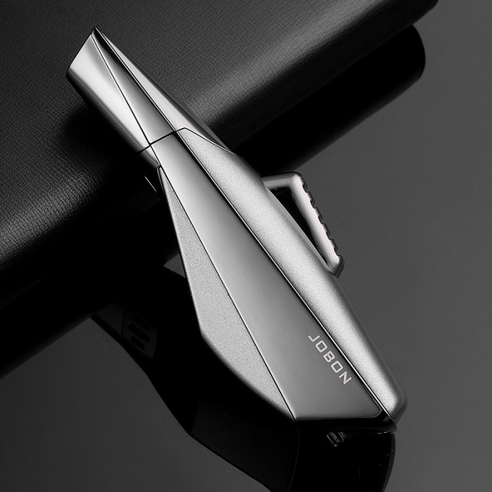 Jobon Superior Strong Single Jet Flame Metal Blow Lighter Black