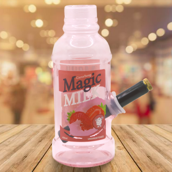 Gatorbeug Magic Milk Glass Bong 18cm