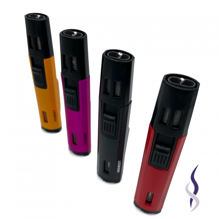 Honest Double Jet Flame With Angle Windproof Lighter