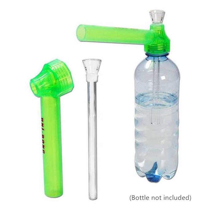 Top Puff Portable Screw on Bottle Converter Water Bong 18cm