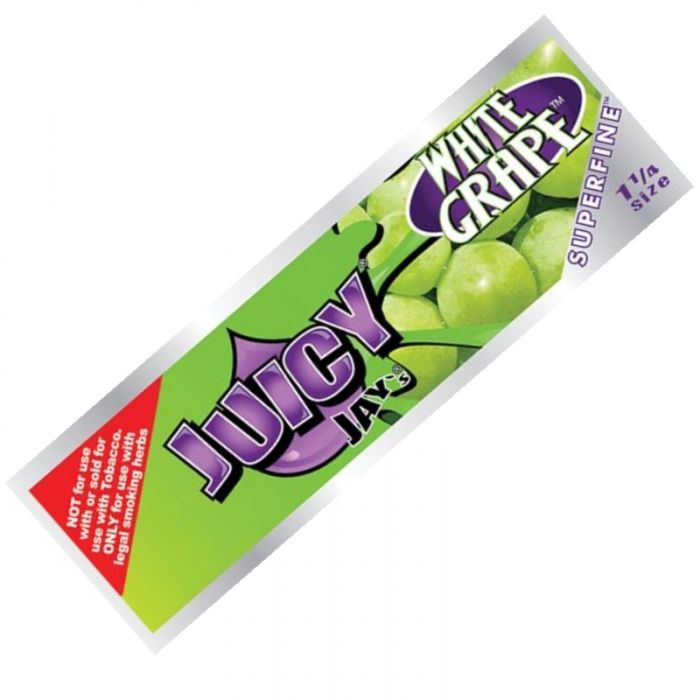 Juicy Jays 1.25 Flavour Rolling Super Fin White Grape