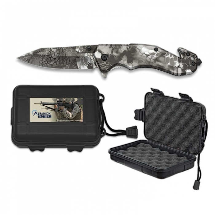 Albainox Python Camo Folder In Gift Box 18575 16cm