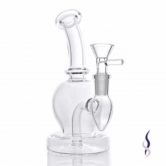 Dab Rig Clear Full Glass Water Bong 18cm