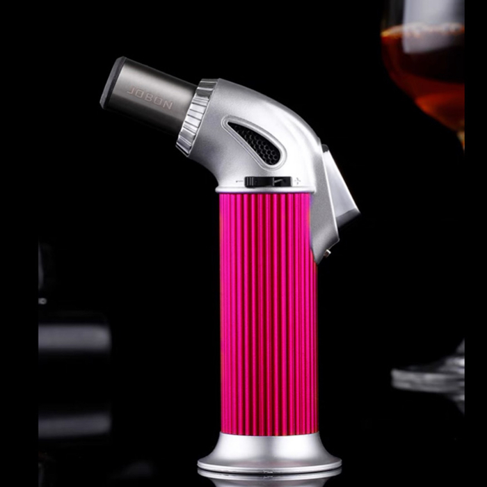 Jobon LIG136 Standing Jet Torch Lighter Pink