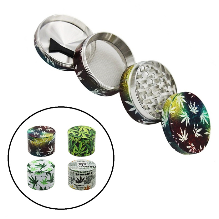 3D Leaf 4 Piece Laser Cut Grinder D50