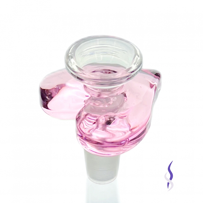 WEGE Pink Love Heart Glass Cone 14mm