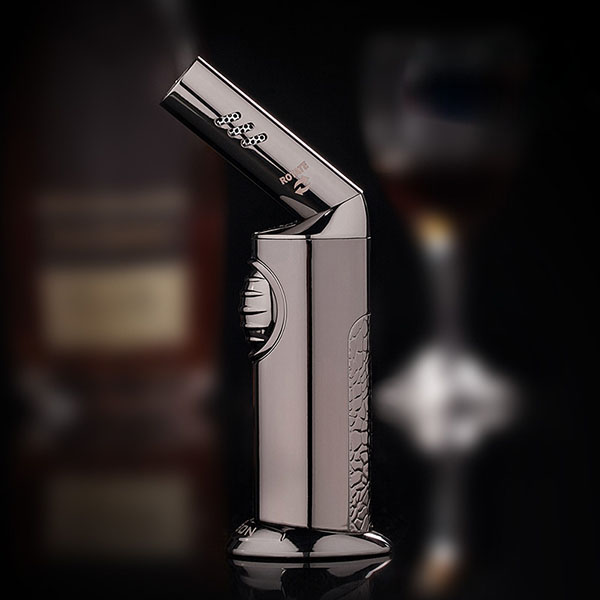 Jobon Adjustable Nozzle Angle Desktop Jet Lighter Dark Grey