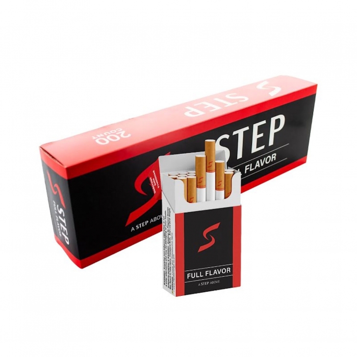 STEP Full Flavor Red Herbal Nicotine Free Cigarettes 20s