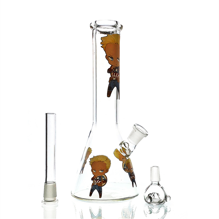 Stone Age Medium Beaker 5mm Thick With CA Print 28cm