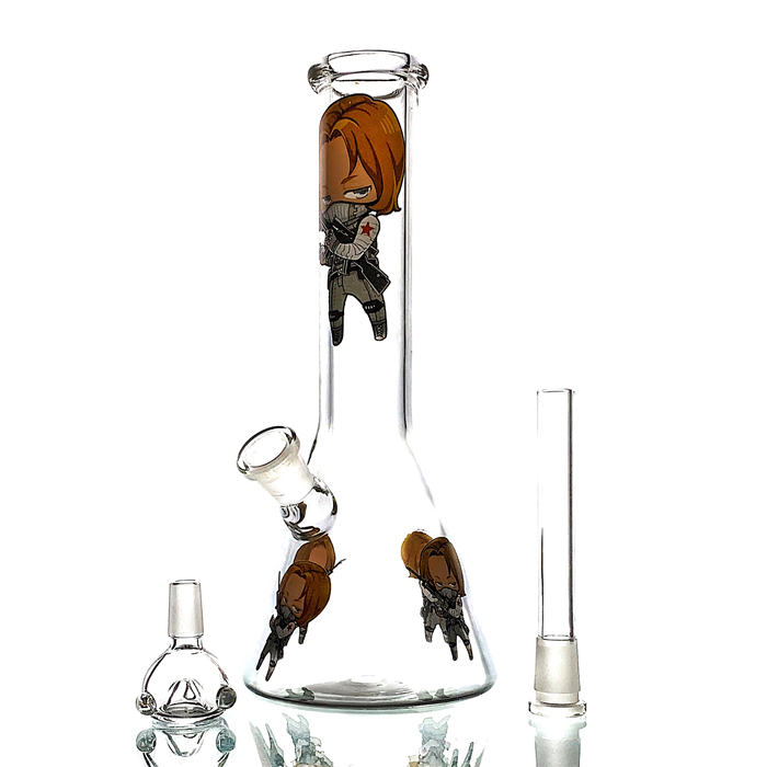 Stone Age Medium Beaker 5mm Thick With WS Print 28cm
