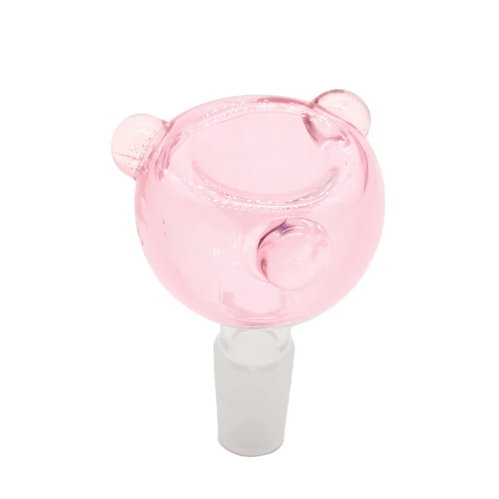 Stone Age Egg Shape Glass Cone Piece Pink 14mm