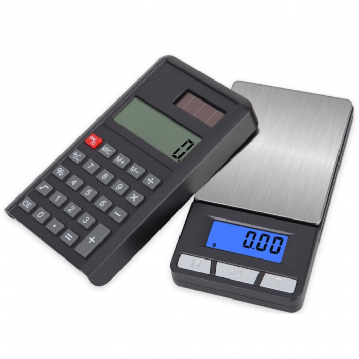 Calculator Digital Pocket Scale with Solar Power 0.01g_500g