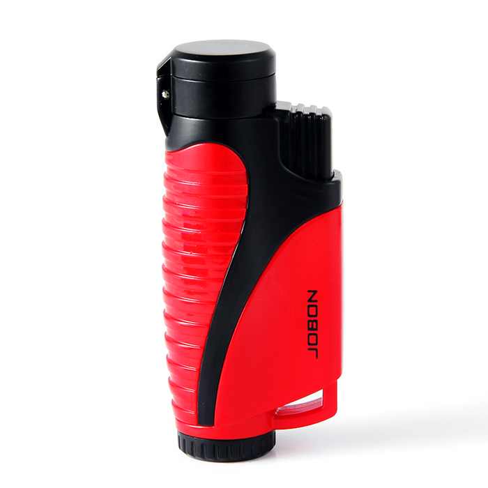 Jobon GLA15 Gift Jet Lighter Triple Flame Red