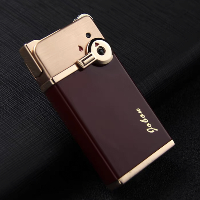 JOBON Dual Jet and Normal Flames Gift Lighter Wine