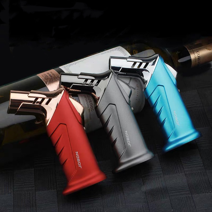 JOBON JO137 Double Flame Standing Gift Jet Lighter Gun