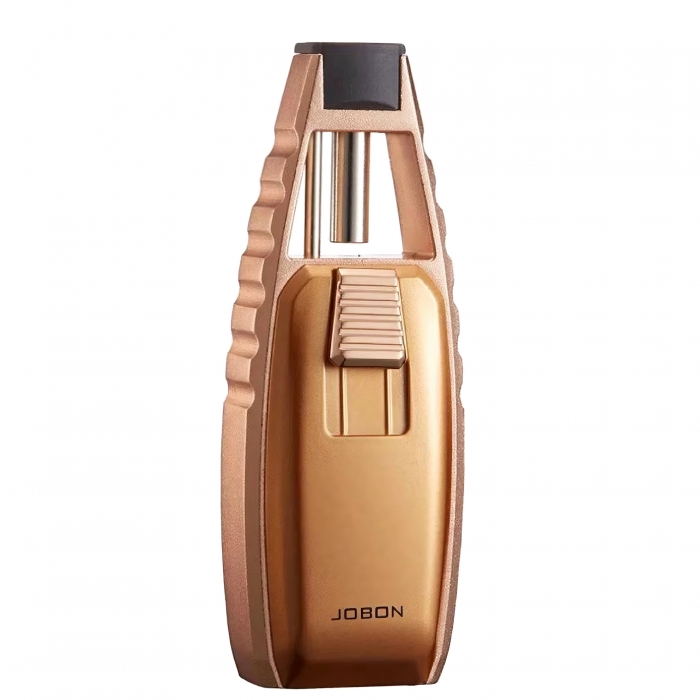 Jobon Butane Gas Lighter Turbo Torch Jet Flame Lighter Gold