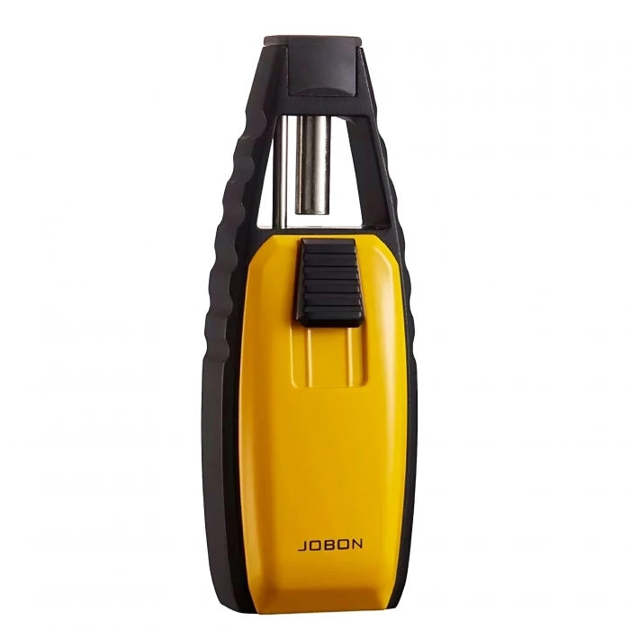 Jobon Butane Gas Lighter Turbo Torch Jet Flame Lighter Yellow