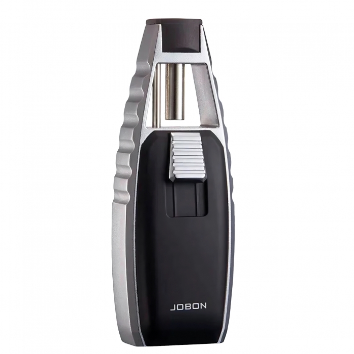 Jobon Butane Gas Lighter Turbo Torch Jet Flame Lighter Black