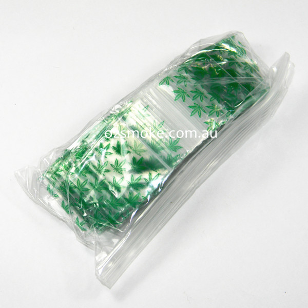 100 Apple 2020 Resealable Plastic Bag Weed 50x50mm