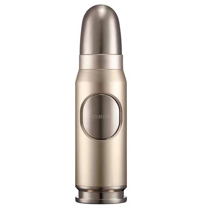 Jobon Bullet Shaped Cigar Jet Lighter Sliver