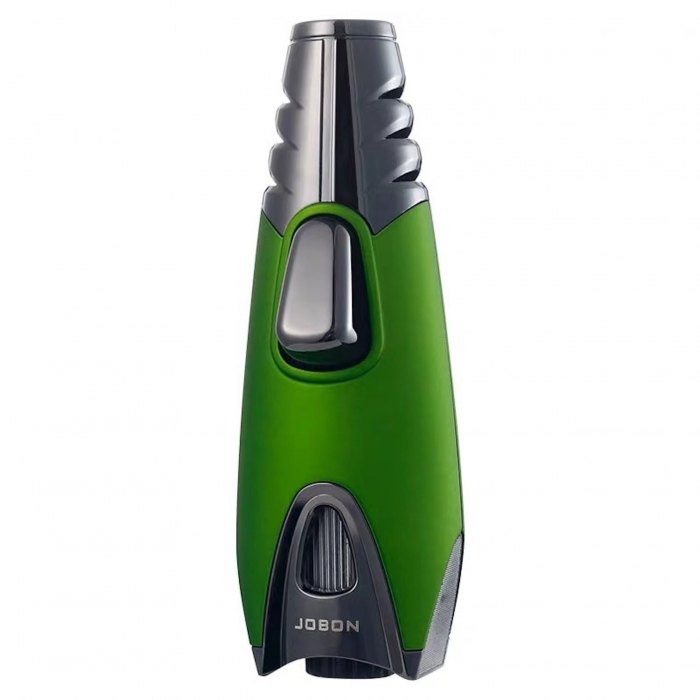 Jobon Rocket Torch Zinc Alloy Jet Flame Lighter Green