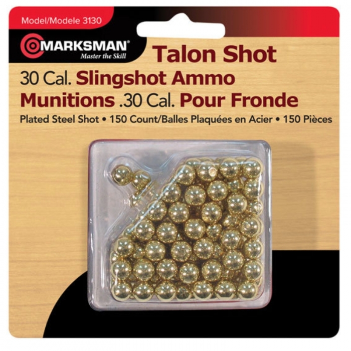 Marksman .30 Cal Steel Shot 150 Slingshot Pellets