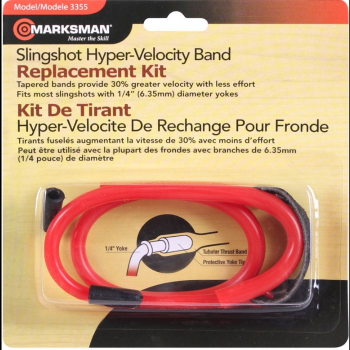 Marksman 3355 Slingshot Hyper Velocity Tapered Bands 6.35mm