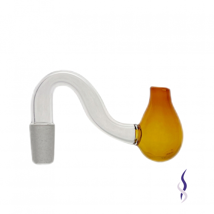 Mini Bubbler Top Glass Pipe C14mm B27mm L8cm Amble