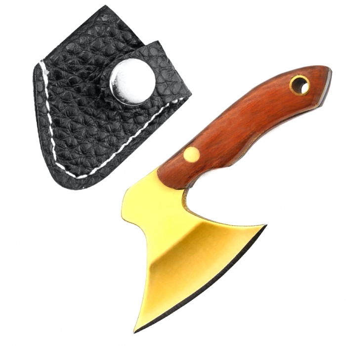 Stainless Steel Mini Knife With Sheath Keychain Set A
