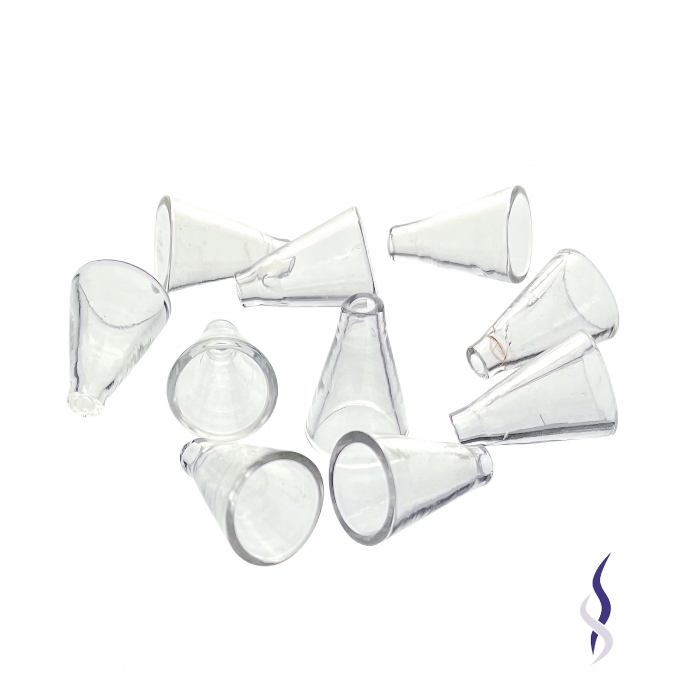 OZS Glass Cone 13 x 3mm H23mm Ten Pack