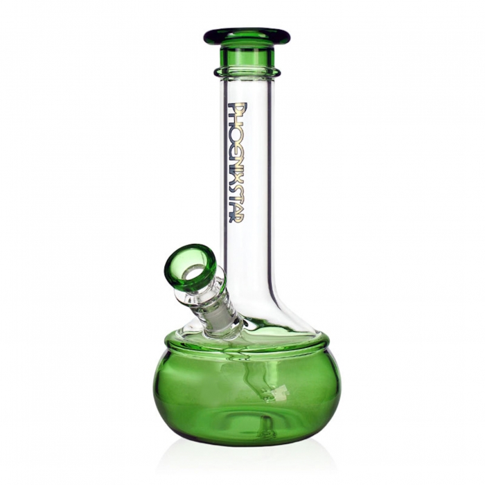 Phoenix Star Durable Borosilicate Medium Drum Bong 24cm Green